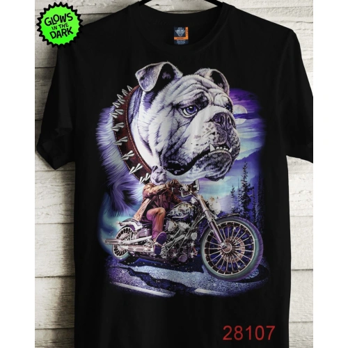 Erkek Köpek Baskılı T-shirt