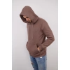 Bej Kapüşonlu Erkek Sweatshirt