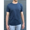Erkek Basic Yuvarlak Yaka Lacivert T-shirt