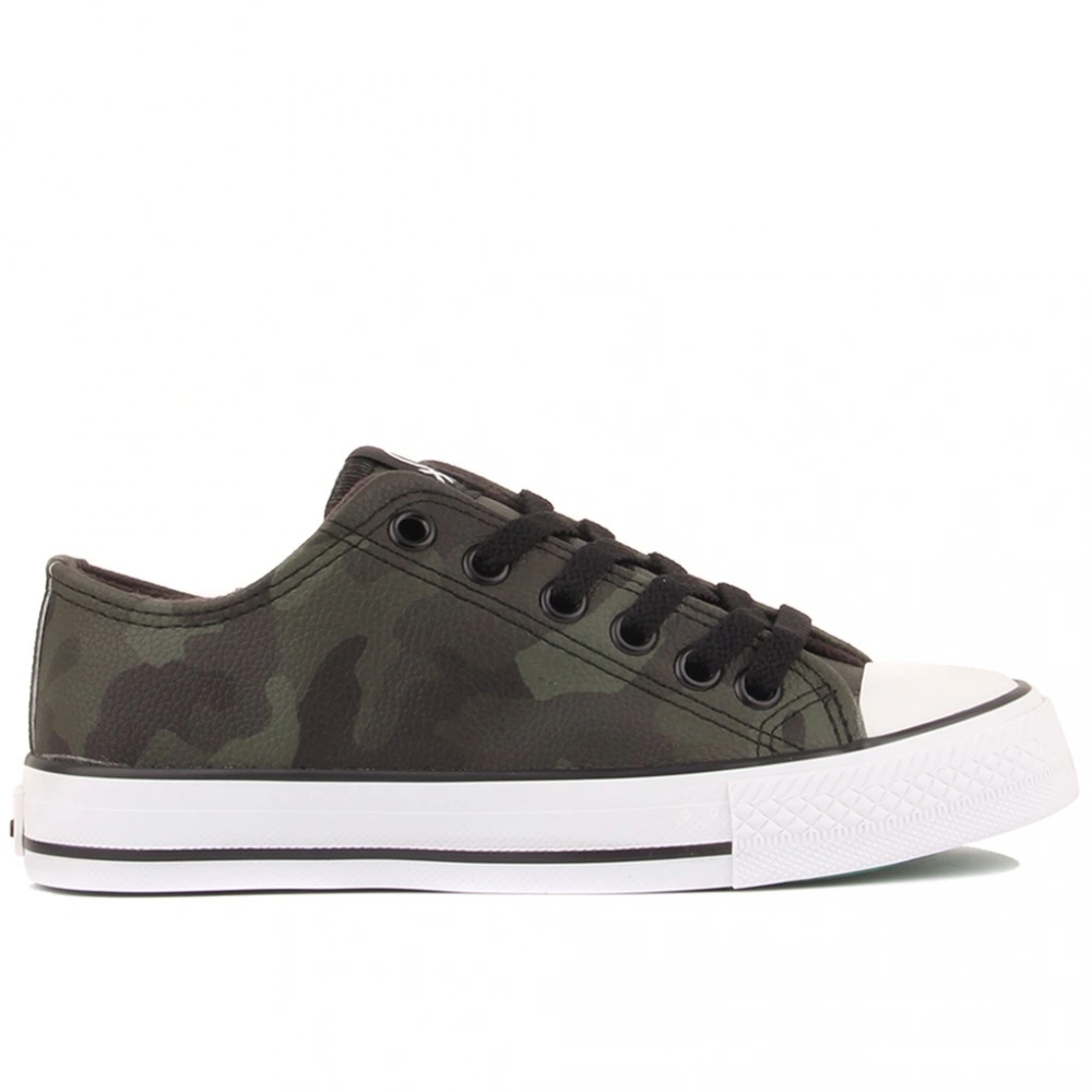 Benetton Erkek Yeşil Kamuflaj Spor Ayakkabı