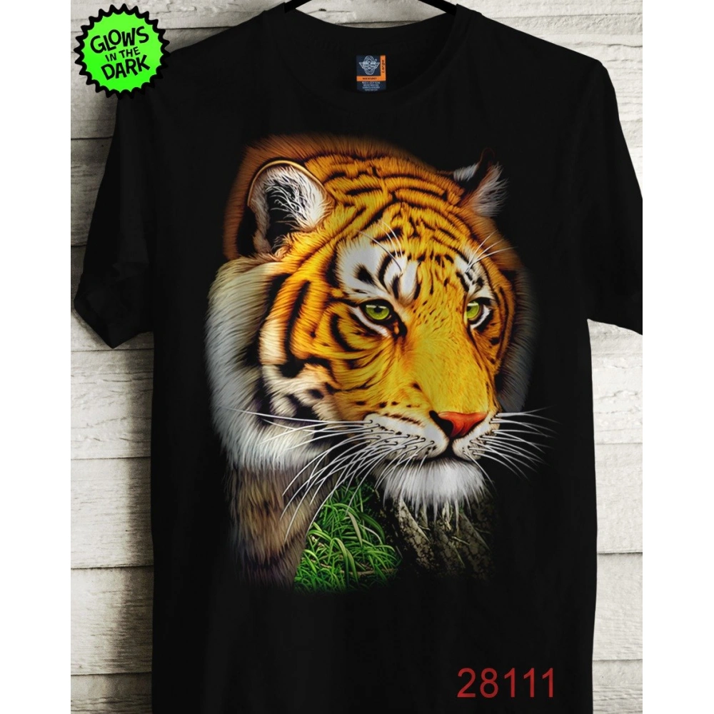 Erkek Kaplan Baskılı T-shirt