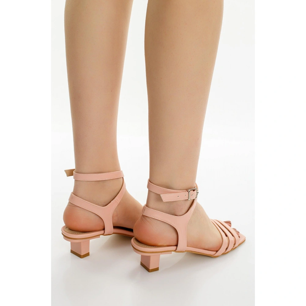 Kadın Sandalet Pudra