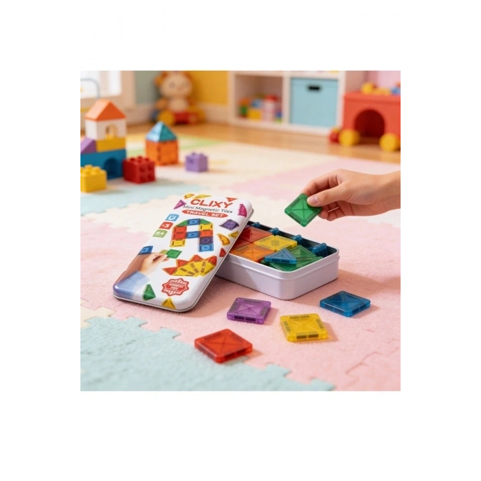 Clixy Mini Manyetik Bloklar 64 Parça Travel Set