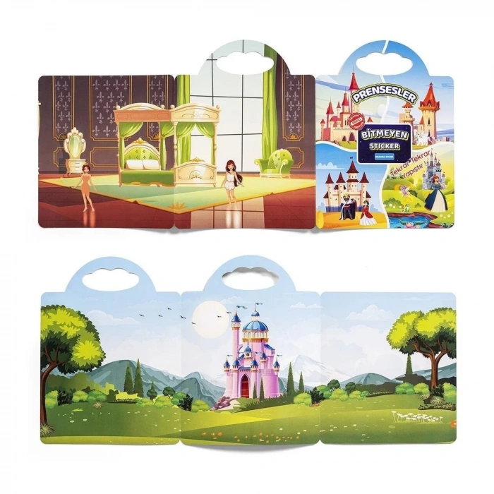 Bitmeyen Sticker Kitabım Tekrar Tekrar Kullanılabilen Stickerlar - 3lü Set - Pedagog Psikolog Onaylı