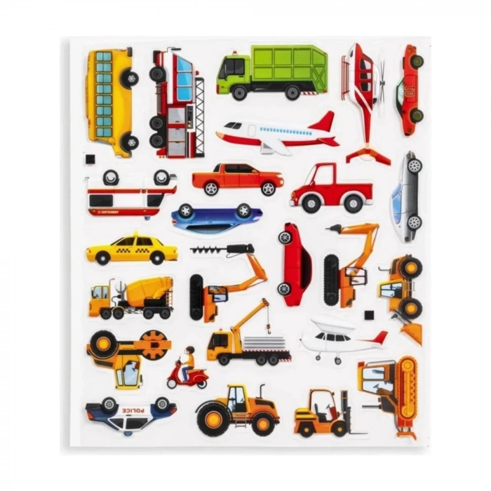 Bitmeyen Sticker Kitabım Tekrar Tekrar Kullanılabilen Stickerlar - 3lü Set - Pedagog Psikolog Onaylı
