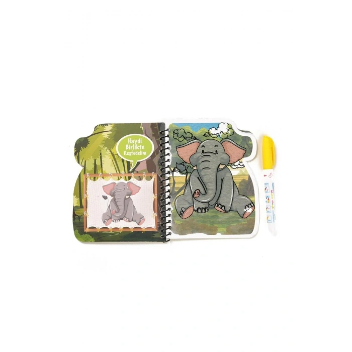 Çift Taraflı Sihirli Resim Panosu Yaz Sil Tekrar Kullan