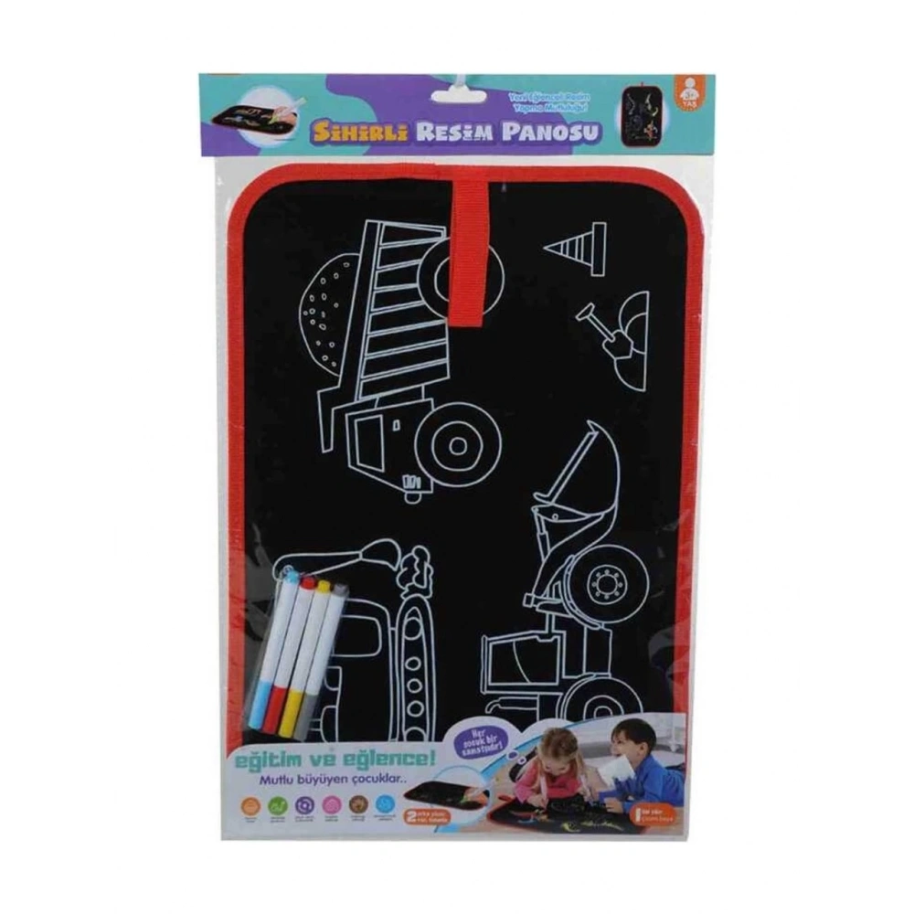 Çift Taraflı Sihirli Resim Panosu Yaz Sil Tekrar Kullan