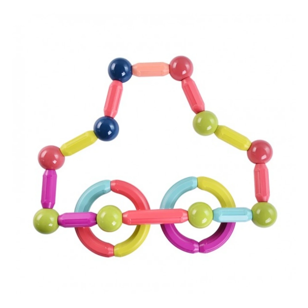 Manyetik Zeka Blokları 42 Parça Zeka Geliştirici Eğitici Oyuncak Magnetic Sticks