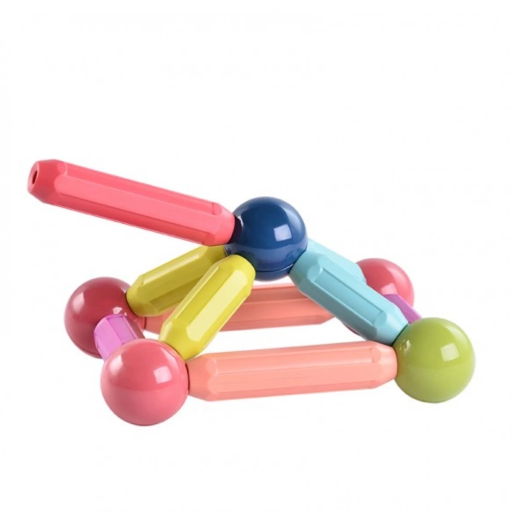 Manyetik Zeka Blokları 42 Parça Zeka Geliştirici Eğitici Oyuncak Magnetic Sticks