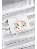 14K Gold Renk Kaplama CM Kadın Küpe
