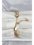 316L Çelik Gold Renk 3lü Kadın Bileklik