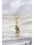 316L Çelik Gold Renk Labirent Model Kadın Bileklik