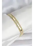 316L Çelik Gold Renk Pullu Zincir Model Kadın Bileklik