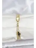 316L Çelik Gold Renk Pullu Zincir Model Kadın Bileklik