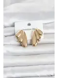 316L Çelik Gold Renk Vintage Kadın Küpe