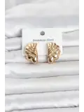 316L Çelik Gold Renk Vintage Model Kadın Küpe