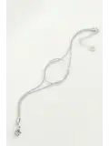 316L Çelik Gümüş Renk Düğüm Model Bileklik