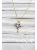 316L Çelik Zincir Gold Renk Baykuş Model Kadın Kolye