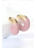 CCB Gül Kurusu Gold Çift Renk Küpe