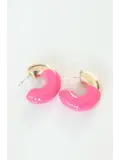 CCB Pembe Gold Çift Renk Küpe