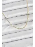 CM 14K Gold Renk Ezme Zincir Model 60 cm Kadın Kolye