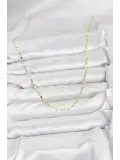 CM 14K Gold Renk Ezme Zincir Model 60 cm Kadın Kolye