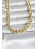 CM 14K Gold Renk Kalın Zincir Model 60 cm Kadın Kolye