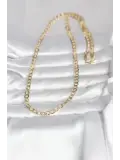 CM 14K Gold Renk Kalın Zincir Model 60 cm Kadın Kolye
