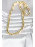CM 14K Gold Renk Kalın Zincir Model 60 cm Kadın Kolye