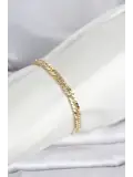 CM 14K Gold Renk Kalın Zincir Model Kadın Bileklik