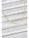 CM 14K Gold Renk Kesme Model 60 cm Kadın Kolye