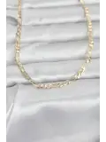 CM 14K Gold Renk Kuşgözü Zincir Model 60 cm Kadın Kolye