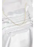 CM 14K Gold Renk Top Zincirli Model 60 cm Kadın Kolye
