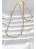 CM 14K Gold Renk Yılan Zincir Model 60 cm Kadın Kolye