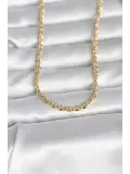 CM 14K Gold Renk Zincir Model 60 cm Kadın Kolye