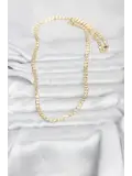 CM 14K Gold Renk Zincir Model 60 cm Kadın Kolye