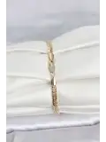 CM 14K Gold Renk Zincir Model Kadın Bileklik