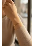 CM Gold Renk Lazer Kesim 65 mm Bilezik