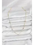 CM Gold Renk Top Zincirli Kadın Kolye