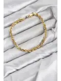 CM Singapur Model Zincir Gold Renk Kadın Bileklik