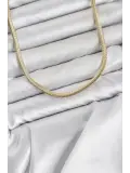 CM Yassı Yılan Zincir Model 60 cm Kadın Kolye