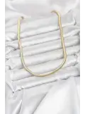 CM Yassı Yılan Zincir Model 60 cm Kadın Kolye
