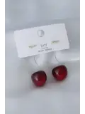 Gold Renk Kiraz Model Kadın Küpe