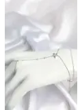 Gümüş Renk Yıldız Model Pirinç Kadın Şahmeran