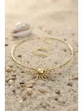 Güneş Model Gold Renk Choker Kadın Kolye