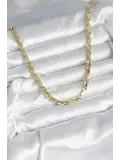 Pirinç Gold Renk 60 cm Zincir Kadın Kolye