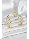 Pirinç Gold Renk Kadın Bileklik