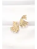 Pirinç Gold Renk Küpe
