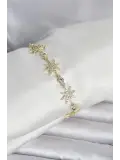 Pirinç Gold Renk Kutup Yıldızı Model Kadın Bileklik