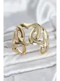 Pirinç Gold Renk Vintage Kadın Bileklik